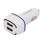 Авто Зарядное Устройство Borofone BZ14 Lightning 2USB 2.4A Цвет Белый