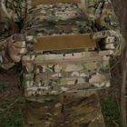 Универсальная сумка-защита живота (кишечник) с баллистическим пакетом 1 класс защиты Militex cordura USA Мультикам - изображение 13