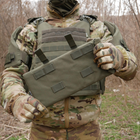 Універсальна сумка-захист попереку з балістичним пакетом 1 клас захисту Militex cordura Хакі - зображення 11
