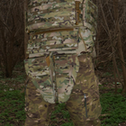 Універсальна сумка-захист паху (напашник) потрійний з балістичним пакетом 1 клас захисту Militex cordura USA Мультикам - зображення 13