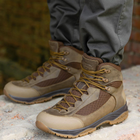 Берці літні тактичні черевики Stimul Титан койот шкіряні сітка 40 - зображення 9