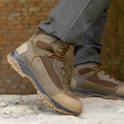 Берцы летние тактические ботинки Stimul Титан койот кожаные сетка 44 - изображение 7