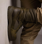 Берці літні тактичні черевики Stimul Козак олива хакі шкіряні сітка 43 - зображення 8