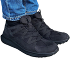 Тактичні кросівки літні Stimul Райдер чорні шкіряні сітка 43 - зображення 4