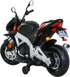 Електромотоцикл Ramiz Aprilia Tuono V4 Чорний (5903864913996) - зображення 5