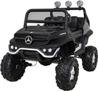 Електромобіль Ramiz Jeep Mercedes Benz Unimog Чорний (5903864914825) - зображення 1