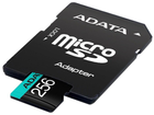 Karta pamięci ADATA MicroSDXC 256 GB + Adapter (AUSDX256GUI3V30SA2-RA1) - obraz 3