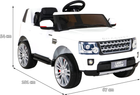 Електромобіль Ramiz Land Rover Discovery Білий (5903864913361) - зображення 2