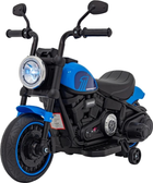 Motocykl elektryczny Ramiz Chopper Faster Niebieski (5903864941029) - obraz 1