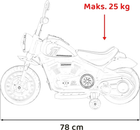 Motocykl elektryczny Ramiz Chopper Faster Niebieski (5903864941029) - obraz 3