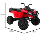 Quad elektryczny Ramiz XL ATV 2.4 GHz Czerwony (5903864904536) - obraz 2