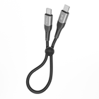 USB Кабель Ridea RC-US42 UltraStrong 60W 3A Type-C to Type-C 0.25m, Black