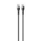 USB Кабель Ridea RC-XS51 X-Silicone 60W 3A Type-C to Type-C 2m, Black