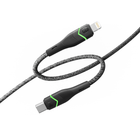Data-Кабель Ridea RC-RL15 RGB Light Type-C to Lightning 30W 1.2m, Black
