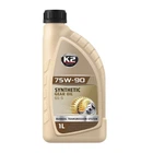 Трансмиссионное масло K2 Synthetic Gear Oil GL-5 75W-90 1л O5561E