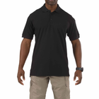 Футболка Поло тактична з коротким рукавом 5.11 Tactical Utility Short Sleeve Polo M Black - зображення 1