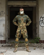 Тактический облегченный костюм Горка наколенниками штаны+куртка 2XL мультикам+олива (16550) - изображение 2