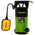 Дренажно-фекальний насос Procraft PN28 (0,75 кВт, напір 8м, 14000 л/год, 2 насадки)