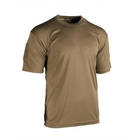 Тактическая футболка Sturm Mil-Tec "Tactical T-Shirt Quickdry" Dark Coyote койот XL - изображение 1