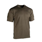 Тактическая футболка Sturm Mil-Tec "Tactical T-Shirt Quickdry" Olive олива XL - изображение 1