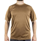 Тактическая футболка Sturm Mil-Tec "Tactical T-Shirt Quickdry" Dark Coyote койот 2XL - изображение 3