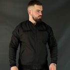 Бомбер Softshell на микрофлисе черный размер XL