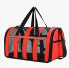Сумка переноска для кошек и собак CosmoPet CP-46 49x28x27 см Красный