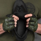Универсальные кожаные Кроссовки на прошитой резиновой подошве черные размер 37 - изображение 7