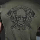 Чоловіча футболка з принтом Odin Army Two Coolmax олива розмір L - зображення 4