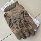 Летние перчатки Mechanix M-Pact с усиленными вставками и эластичными манжетами койот размер 2XL - изображение 6