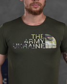 Армійська чоловіча футболка The Army Ukraine М олива(87565) - зображення 3