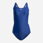 Купальник суцільний жіночий Adidas 3S Mid Suit IT6292 38 Синій (4067887817615) - зображення 5