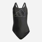 Купальник суцільний жіночий Adidas Big Bars Suit IQ3982 32 Чорний (4067887633239) - зображення 6