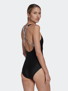 Strój kąpielowy jednoczęściowy damski Adidas Solid Tape Suit HR6474 40 Czarny (4066752874456) - obraz 2