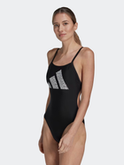 Strój kąpielowy jednoczęściowy damski Adidas 3 Bars Pr Suit HR4368 38 Czarny (4066752700175) - obraz 1