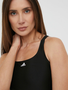 Купальник суцільний жіночий Adidas Mid 3S Swimsuit HA5993 40 Чорний (4065423277473) - зображення 4