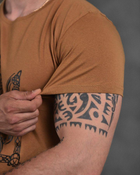 Армійська футболка чоловіча з Гербом України 3XL койот (87555) - зображення 4
