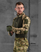 Армейская боевая рубашка убакс с налокотниками L пиксель (85777) - изображение 2