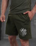 Чоловічий літній комплект Парамедик шорти+футболка M олива (87554) - зображення 6