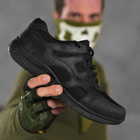 Тактичні кросівки літні Police чорні шкіряні сітка прошиті 41 - зображення 8