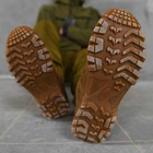 Тактические кроссовки летние Juergen койот кожаные сетка прошитые 42 - изображение 7
