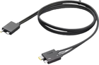 Kabel Lenovo Thunderbolt - USB Type-C M/M 0.7 m Black (4X91K16970) - obraz 1