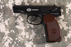 Набор Пневматический пистолет SAS Makarov + Поясная кобура Ammo Key Shahid-1 для ПМ Olive Pullup (23701430+Z3.3.3.202) - изображение 7