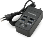 Мережевий фільтр Voltronic ТВ-Т05, 4 USB, 1.5 м, перетин 3х0.75 мм, 2.1А, Black, Box (YT08344)