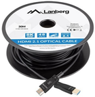 Kabel Lanberg HDMI - HDMI 30 m Black (CA-HDMI-30FB-0300-BK) - obraz 3