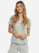 Піжама (футболка + бриджі) жіноча бавовняна Henderson 41299-05X S Синя (5903972248188) - зображення 3