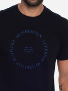 Піжама (футболка + шорти) чоловіча бавовняна Henderson 41292-99X M Чорний/Синій (5903972248942) - зображення 3