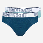 Набір трусів брифів чоловічих бавовняних Henderson 41612-MLC 2XL 2 шт Синій (5903972276556) - зображення 1