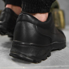 Тактические кроссовки летние Extreme Police ВТ1007 черные кожаные прошитые 43 - изображение 6