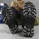 Тактичні кросівки літні Extreme Police ВТ1007 чорні шкіряні прошиті 43 - зображення 7